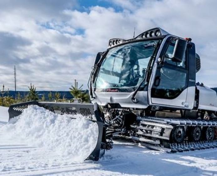除雪トラックの写真